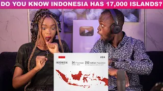 OUR FIRST TIME WATCHING Geography Now! Indonesia REACTION!!!😱