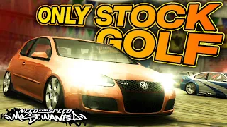 I Beat NFS Most Wanted in a Stock Golf... Again | KuruHS