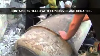 BBC News   What is a barrel bomb    Explained in 30 seconds