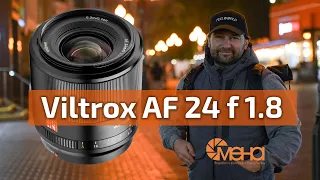 Обзор объектива Viltrox AF 24 f 1.8 (для Sony E и Nikon Z)