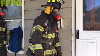 Downed firefighter training drills