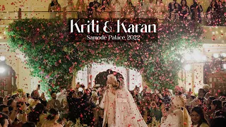 Kriti & Karan || Samode Palace, Jaipur 2022 || A DelhiVelvet Film || @WeddingsByPurpleChariot