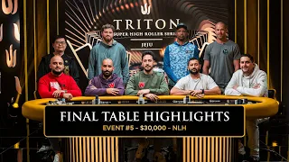 FINAL TABLE Highlights - Event #5 $30k NLH | Triton Poker Series Jeju 2024