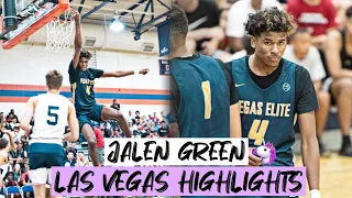 Jalen Green Was A ABSOLUTE MONSTER In His Last AAU Tournament Highlights with Vegas Elite