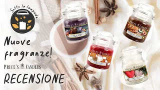 Recensione candele profumate NOVITÀ PRICE'S CANDLES! - Fragranze natalizie e invernali