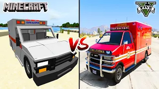 Minecraft ambulance vs GTA 5 ambulance - which is best?