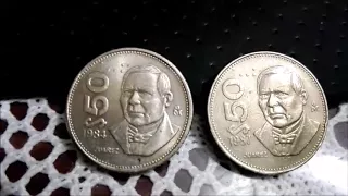 Moneda 50 Pesos 1984 Precio