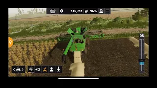 Harvesting oats fs20