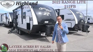 2022 Highland Ridge Open Range Lite 212FB - Layzee Acres RV Sales