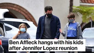 Ben Affleck hangs with his kids after Jennifer Lopez reunion