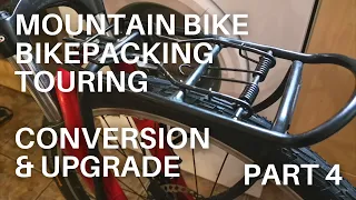 HOW TO FIT/INSTALL PANNIER RACK FRONT/REAR | Mountain Bike BikePacking Touring Conversion Upgrade #4