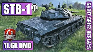 WoT STB-1 Gameplay ♦ Monster 11.6k Dmg ♦ Medium Tank Review