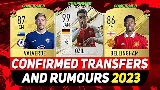 FIFA 23 ✸ NEW CONFIRMED TRANSFERS & RUMOURS! 💰😳 ft. ÖZIL, BELLINGHAM, VALVERDE...etc