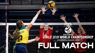 BRA🇧🇷 vs. CAN🇨🇦 - Full Match | Girls' U19 World Championship | Pool C