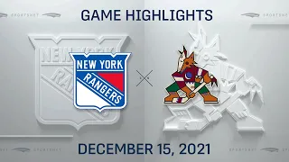 NHL Highlights: Rangers vs. Coyotes - Dec. 15, 2021