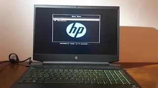 FreeDOS Laptop first boot, install Windows (HP Laptop)