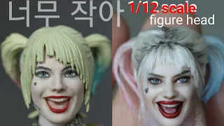 할리퀸 피규어 리페인팅 1/12 scale figure head repinte 6인치 액션 피규어/ 피규어 도색/ 김슨스