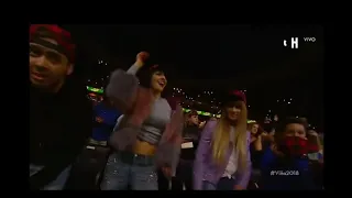 Ha*Ash, Prince Royce y Gente De Zona bailando en Viña 2018