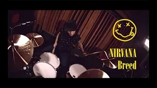 Nirvana - Breed (drum cover by Vicky Fates)
