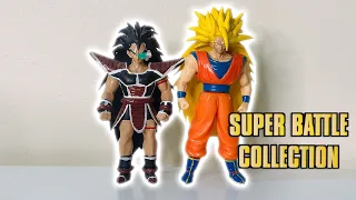 Dragon Ball Z Figure Review - Super Battle Collection Raditz & SS3 Goku Customs!!!