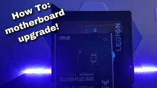 How to upgrade a Lenovo Legion motherboard!