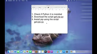 How to install pip on Mac | Step by Step tutorial