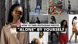 How to take Instagram photos "ALONE' by yourself with your PHONE