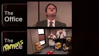 Minions Opening Credits Side by Side Comparison  The Office Opening