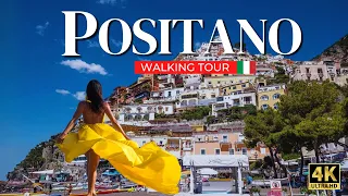 POSITANO Italy ❤️ 4k:  Breathtaking Walking Tour of Amalfi Coast Gem 🇮🇹