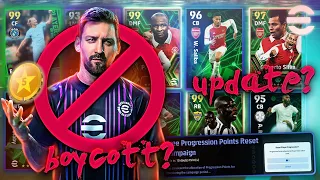 Big update, eFootball BOYCOTT, all new players, free training reset