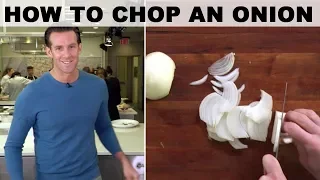 How to Cut an Onion Like a Pro with James Briscione | Food Network