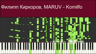 Филипп Киркоров, MARUV - Komilfo midi trash piano cover (треш кавер пианино)