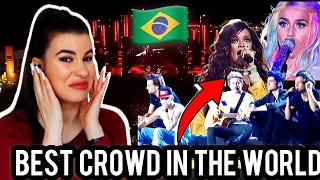 European reacts to BEST BRAZILIAN CROWDS🇧🇷 (Coldplay, Katy Perry, One direction...)
