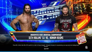 WWE 2K24 - Seth Rollins Vs Roman Reigns - WWE Undisputed Title Match