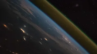 Rocket Launch as Seen from the Space Station