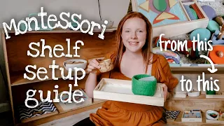 How to Set Up Your Montessori Shelf! // Displaying Toys to Encourage Play