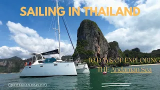 Thailand part 2 SAILING WITH A ISLAND SPIRIT CATAMARAN.