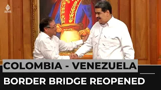 Colombia and Venezuela fully reopen border bridge after seven years