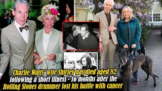 Tragedy as Charlie Watts' wife Shirley dies aged 82 - a year after the Rolling Stones drummer...