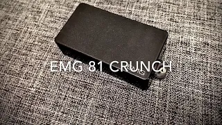 EMG 81 VS EMG 81X - clean, crunch, high gain, lead!