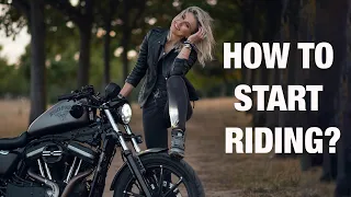 HOW TO START RIDING A MOTORCYCLE? / 5 QUESTIONS BEGINNERS RIDERS ASK / Tomboy a bit