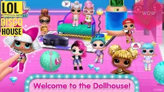 LOL House | LOL disco house gameplay | collect cute LOL dolls | Lol surprise |بیت لول