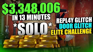 $3,348,006 In 13 Minutes! Grinding For The Upcoming DLC With Cayo Perico R3PL4Y GL1TCH *SOLO*