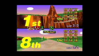 Mario Kart 64 - Me and Gus go Special Cup (150cc) and I fight to beat AI Luigi