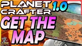 PLANET CRAFTER TIPS - How To Unlock The Map And Find ALL Resource Caves