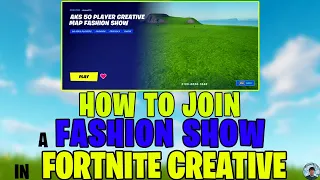 How to Join a Fashion show Custom Match (EASY)