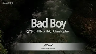 [짱가라오케/노래방] 청하(CHUNG HA), Christopher-Bad Boy [ZZang KARAOKE]