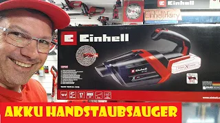 Einhell Akku Handstaubsauger TE-HV 18/06 Li powerXchange @EinhellHarry @einhell