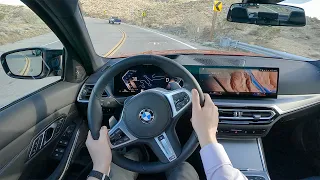 2023 BMW M340i xDrive - POV Canyon Blast (Binaural Audio)