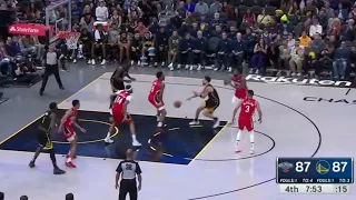 KLAY THREW DEEP THREE ON PELICANS! YELLS "I'M BACK!! I AM HIM"